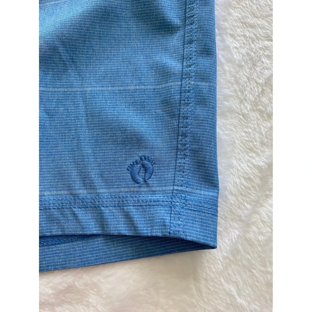 Hang Ten Mens Hybrid Shorts Size 32 Blue Striped Walkshorts Golf Swim Board UA